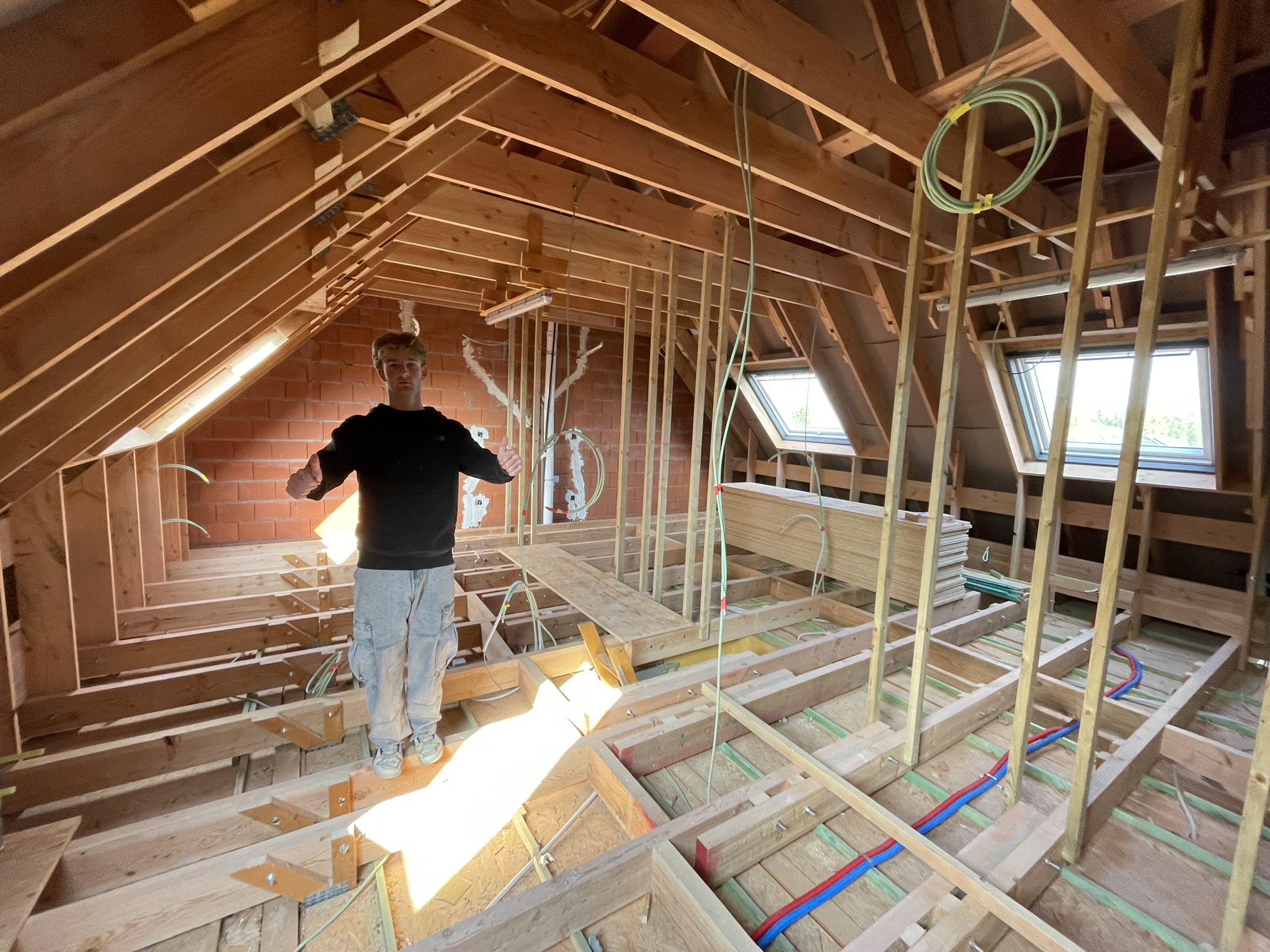 Verbouwing en zolderinrichting in Oosterzele